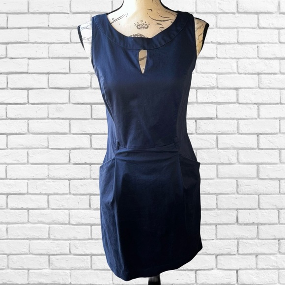 Tommy Hilfiger Navy Blue Sleeveless Dress - Picture 1 of 6